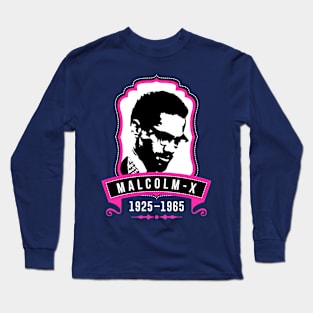 Malcolm X Nation Long Sleeve T-Shirt